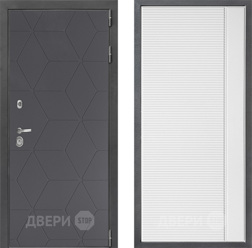 Дверь Дверной континент ДК-3/744 ФЛ-757 Белое Стекло Софт милк в Яхроме