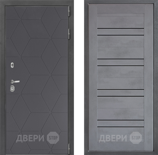 Дверь Дверной континент ДК-3/744 ФЛ-49 Бетон серый в Яхроме
