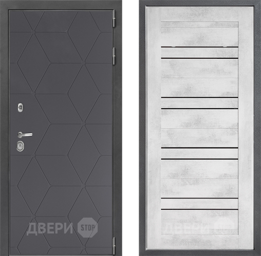 Дверь Дверной континент ДК-3/744 ФЛ-49 Бетон снежный в Яхроме