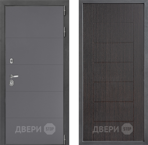 Входная металлическая Дверь Дверной континент ДК-3/649 ФЛ-Лайн Венге в Яхроме