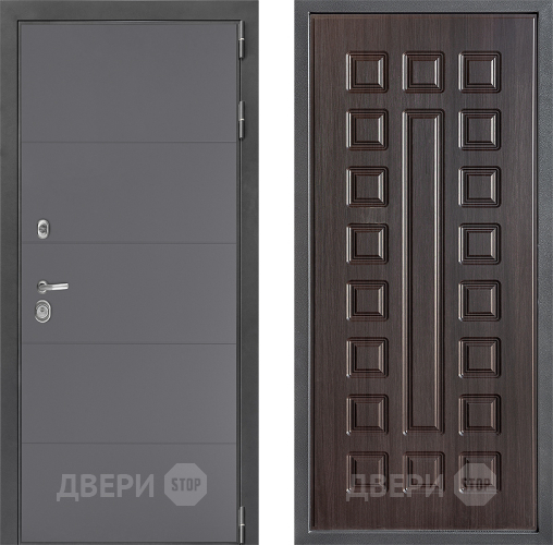 Входная металлическая Дверь Дверной континент ДК-3/649 ФЛ-183 Венге в Яхроме