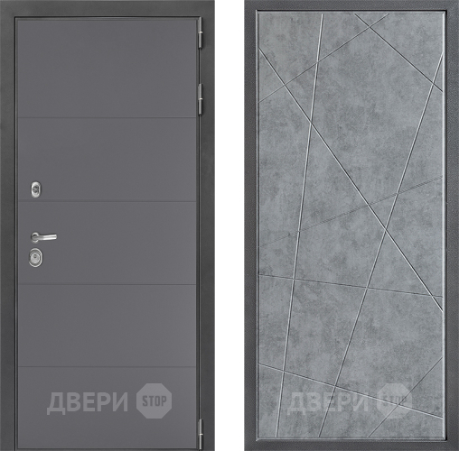 Дверь Дверной континент ДК-3/649 ФЛ-655 Бетон серый в Яхроме