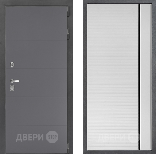 Дверь Дверной континент ДК-3/649 ФЛ-757 Черное Стекло Софт милк в Яхроме
