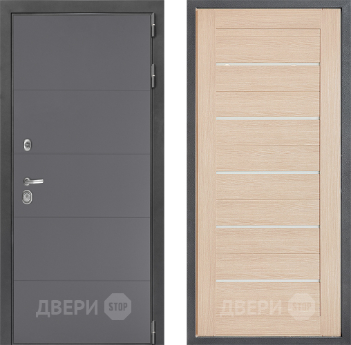 Входная металлическая Дверь Дверной континент ДК-3/649 ФЛ-46 Капучино в Яхроме