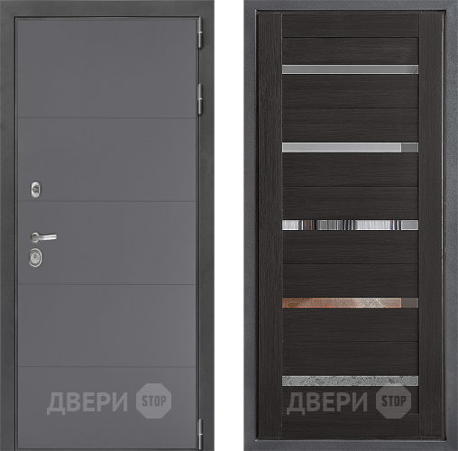 Входная металлическая Дверь Дверной континент ДК-3/649 ФЛ-47 Венге в Яхроме