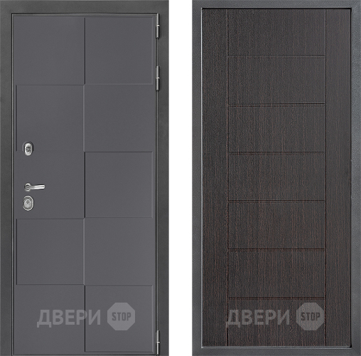 Входная металлическая Дверь Дверной континент ДК-3/606 ФЛ-Лайн Венге в Яхроме