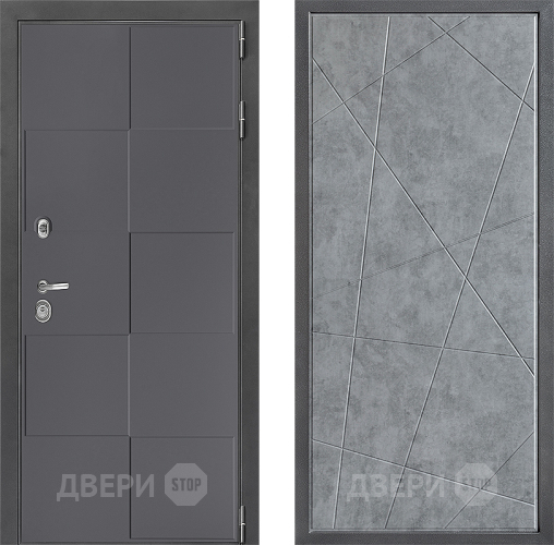 Дверь Дверной континент ДК-3/606 ФЛ-655 Бетон серый в Яхроме