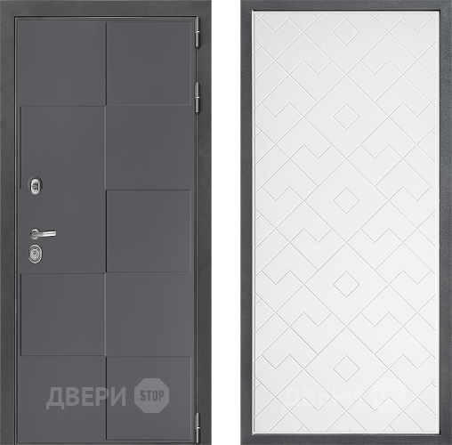 Дверь Дверной континент ДК-3/606 ФЛ-Тиффани Белый софт в Яхроме