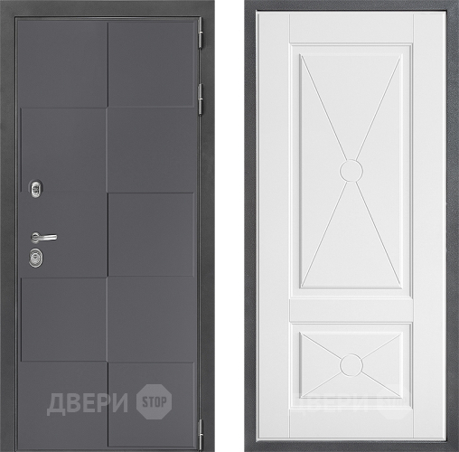 Входная металлическая Дверь Дверной континент ДК-3/606 ФЛ-617 Софт милк в Яхроме