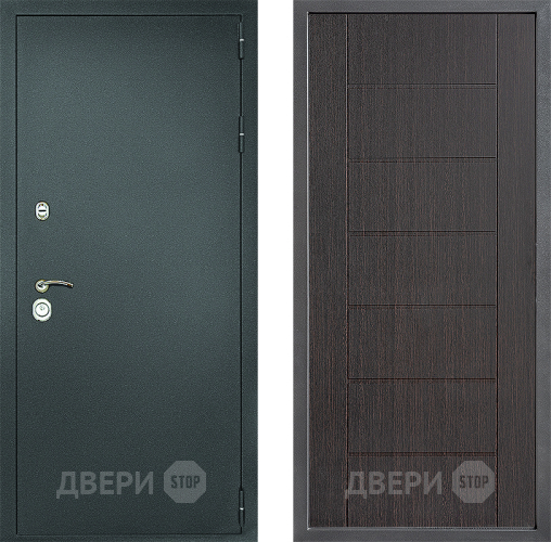 Дверь Дверной континент Рубикон Серебро Дизайн ФЛ-Лайн Венге в Яхроме