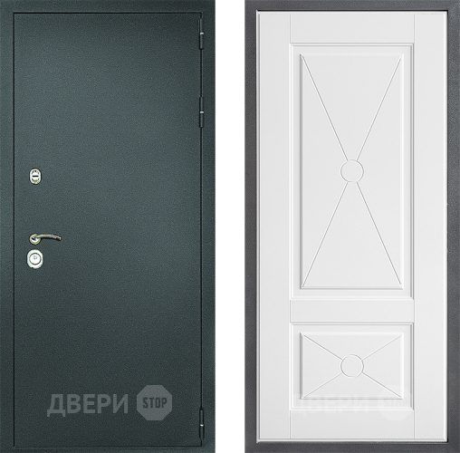 Входная металлическая Дверь Дверной континент Рубикон Серебро Дизайн ФЛ-617 Софт милк в Яхроме