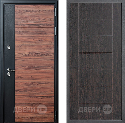 Входная металлическая Дверь Дверной континент ДК-15 Красное Дерево ТЕРМО ФЛ-Лайн Венге в Яхроме