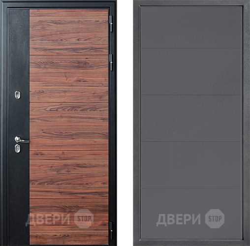 Дверь Дверной континент ДК-15 Красное Дерево ТЕРМО ФЛ-649 Графит софт в Яхроме