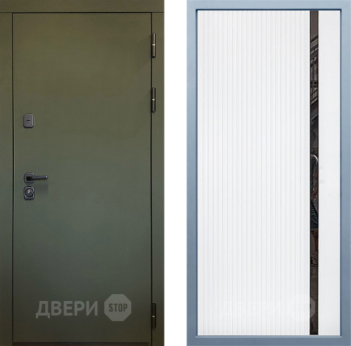 Входная металлическая Дверь Дива МД-61 МХ-46 Белый матовый в Яхроме