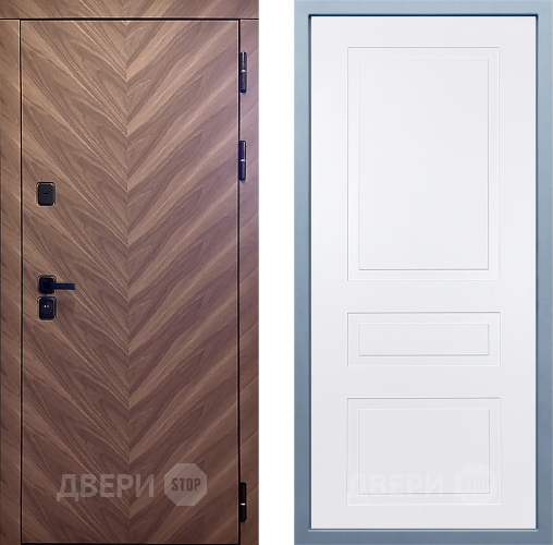Входная металлическая Дверь Дива МД-98 Н-13 Белый в Яхроме