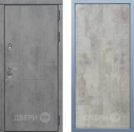 Входная металлическая Дверь Дива МД-48 Д-4 Бетон темный в Яхроме