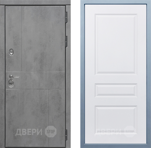 Входная металлическая Дверь Дива МД-48 Д-13 Белый в Яхроме