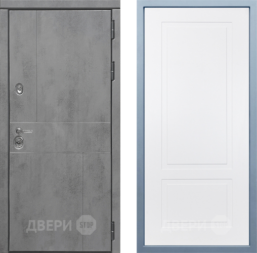 Входная металлическая Дверь Дива МД-48 Н-7 Белый в Яхроме