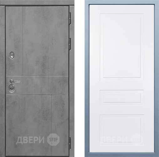Входная металлическая Дверь Дива МД-48 Н-13 Белый в Яхроме