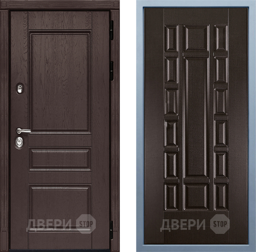 Входная металлическая Дверь Дива МД-90 М-2 Венге в Яхроме