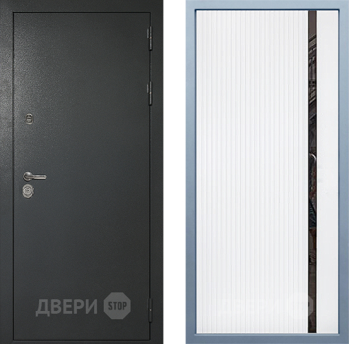 Входная металлическая Дверь Дива МД-40 Титан МХ-46 Белый матовый в Яхроме
