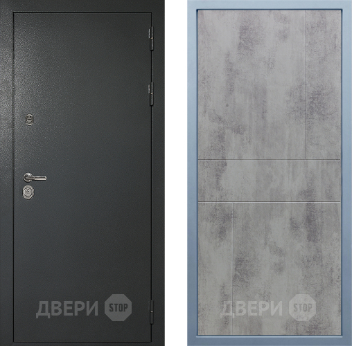 Дверь Дива МД-40 Титан М-1 Бетон темный в Яхроме