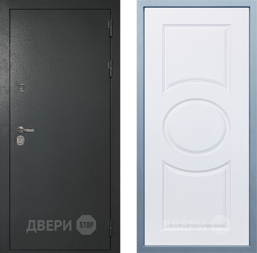 Входная металлическая Дверь Дива МД-40 Титан М-30 Белый в Яхроме