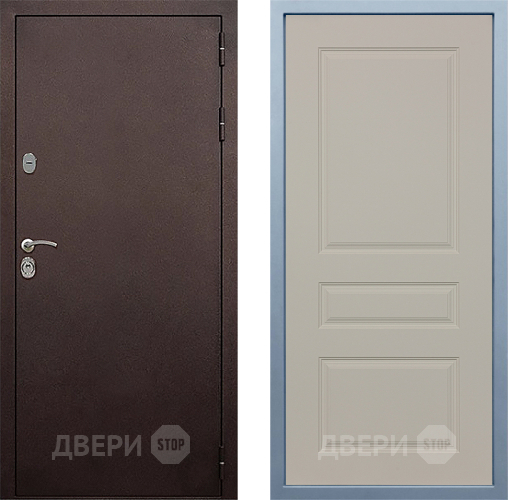 Входная металлическая Дверь Дива МД-40 Медь Д-13 Шампань в Яхроме