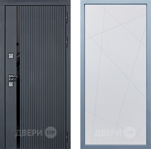 Входная металлическая Дверь Дива МХ-46 STR Д-11 Белый в Яхроме