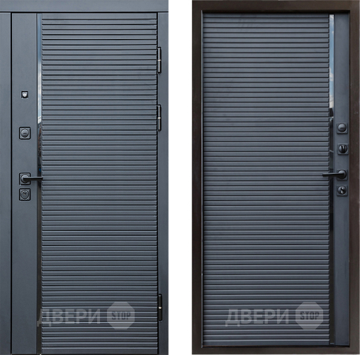 Входная металлическая Дверь Престиж Черная Линия Porte Черный кварц в Яхроме