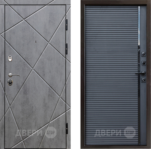 Входная металлическая Дверь Престиж Лучи Porte Черный кварц в Яхроме