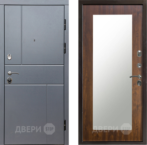 Дверь Престиж Горизонт Грэй Зеркло Пастораль Дуб в Яхроме