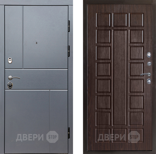 Входная металлическая Дверь Престиж Горизонт Грэй Престиж Венге в Яхроме