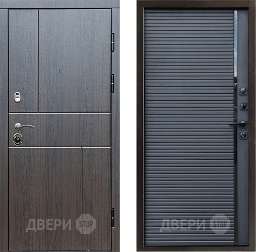 Входная металлическая Дверь Престиж Горизонт Венге Porte Черный кварц в Яхроме