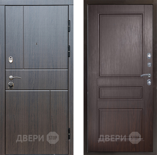 Входная металлическая Дверь Престиж Горизонт Венге Классика Венге в Яхроме