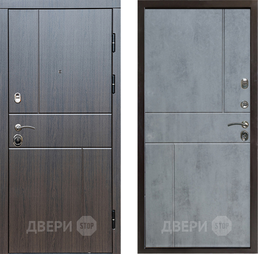 Входная металлическая Дверь Престиж Горизонт Венге Горизонт Бетон темный в Яхроме