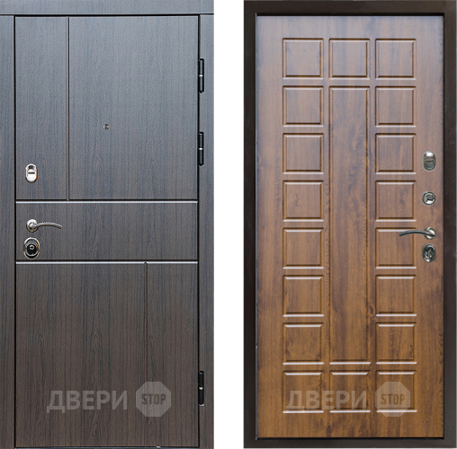 Входная металлическая Дверь Престиж Горизонт Венге Престиж Дуб в Яхроме