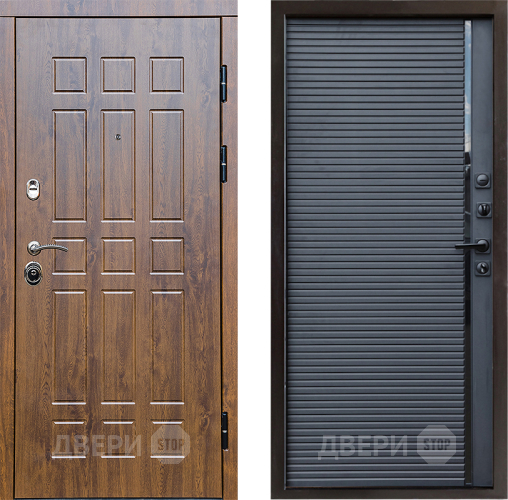 Входная металлическая Дверь Престиж Стандарт Porte Черный кварц в Яхроме