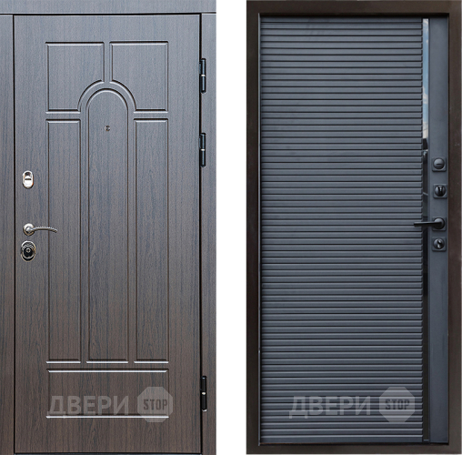 Входная металлическая Дверь Престиж Арка Porte Черный кварц в Яхроме