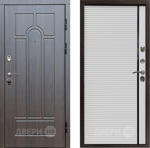 Входная металлическая Дверь Престиж Арка Porte Белый в Яхроме