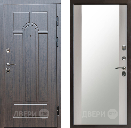 Дверь Престиж Арка Зеркало Лиственница белая в Яхроме