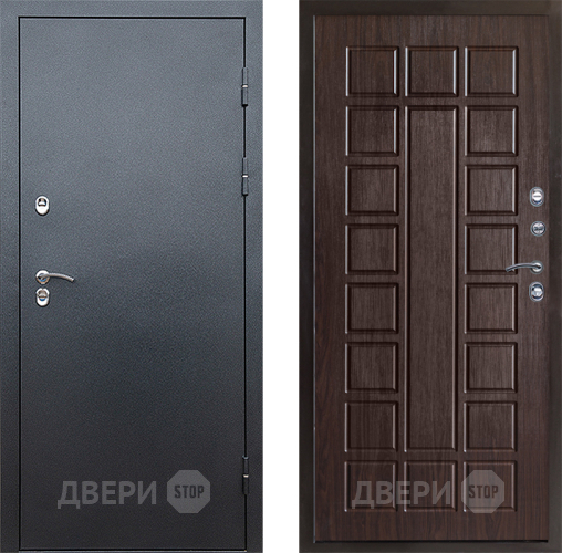 Входная металлическая Дверь Престиж TERMO с терморазрывом Снегирь Серебро Престиж Венге в Яхроме