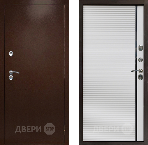 Дверь Престиж TERMO с терморазрывом Снегирь Медь Porte Белый в Яхроме