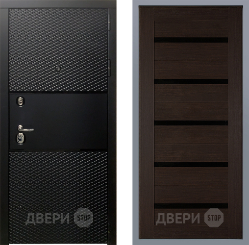Дверь Заводские двери Тефлон СБ-1 орех тисненый в Яхроме