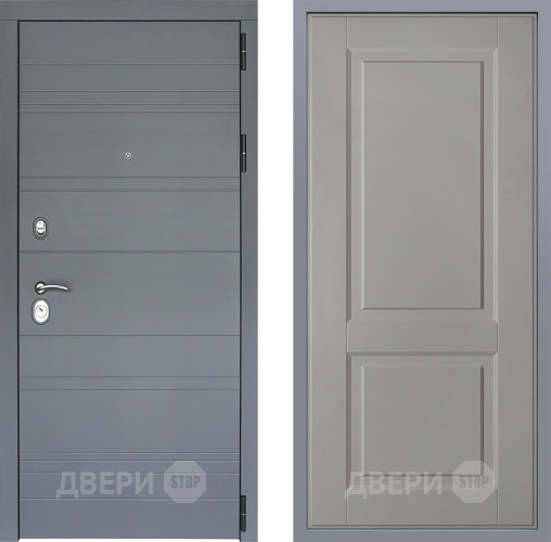 Дверь Заводские двери Лира Софт графит Доррен Грей софт в Яхроме