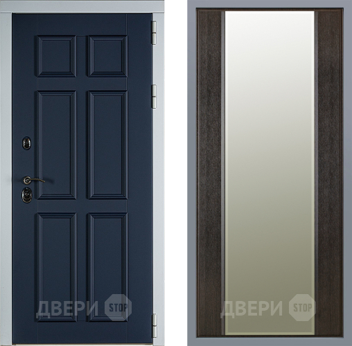 Дверь Заводские двери Стокгольм Зеркало Макси Венге в Яхроме
