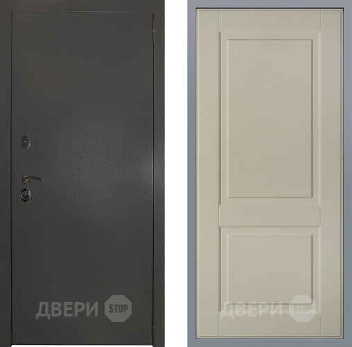 Дверь Заводские двери Эталон 3к антик серебро Доррен Шампань в Яхроме