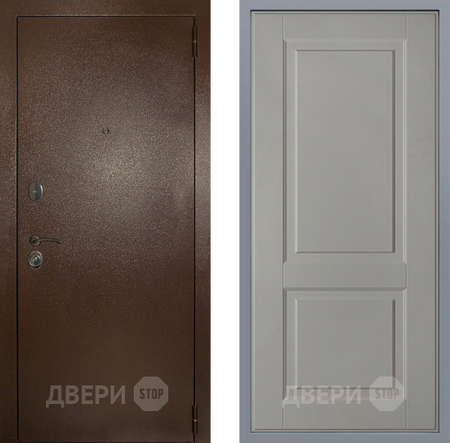 Дверь Заводские двери Эталон 3к антик медь Доррен Грей софт в Яхроме
