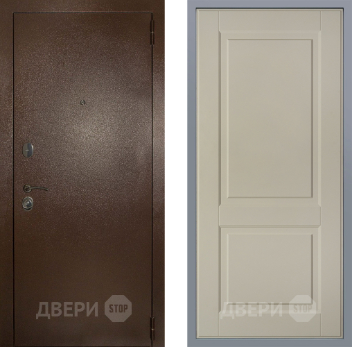 Дверь Заводские двери Эталон 3к антик медь Доррен Шампань в Яхроме
