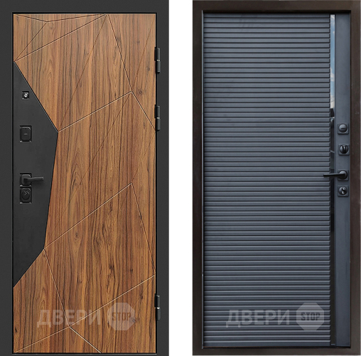 Входная металлическая Дверь Престиж Avangard Porte Черный кварц в Яхроме